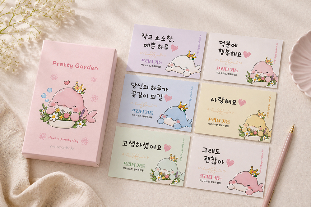 소소한 마음카드 상품 상세페이지