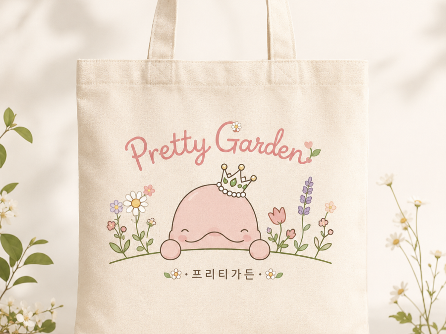 비돌-작은정원 에코백 · Pretty Garden